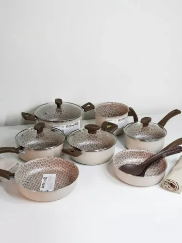 Conjunto de Panelas 10 Peças para Cozinha Antiaderente