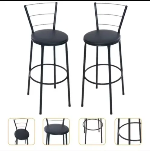 Conjunto de 2 banquetas altas - Design moderno