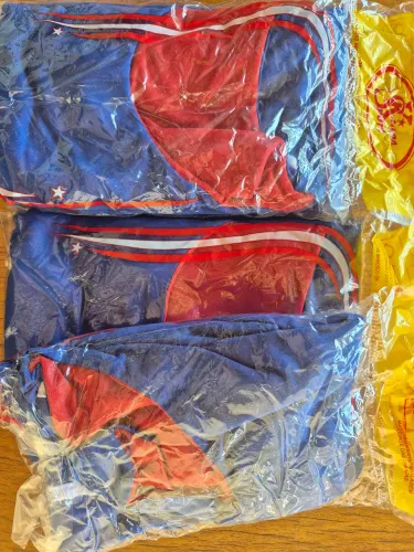 Jogos de coletes dupla face azul-vermelho