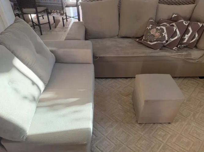 Sofá jogo $450 com as almofadas