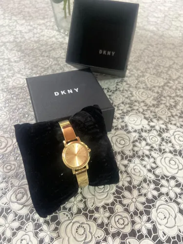 Relógio DKNY feminino dourado original - com caixa - NY-2307