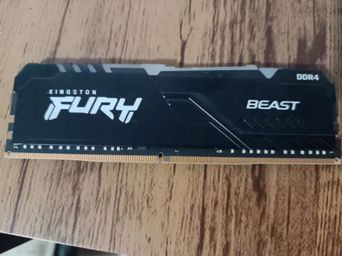 Memória Kingston Fury Beast 3200mhz 16gb RGB