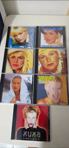 Discografia em Espanhol da Xuxa - coleção de CD Fã Made
