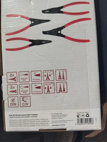 Jogo de alicate de bico Gedore Red