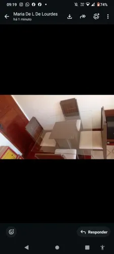 Vendo Linda mesa de vidro