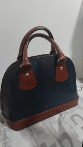 Bolsa vera pelle made in Italy couro legítimo usada 3x apenas