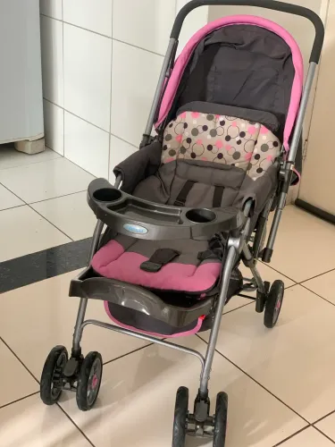 Carrinho de bebê COSCO reverse rosa