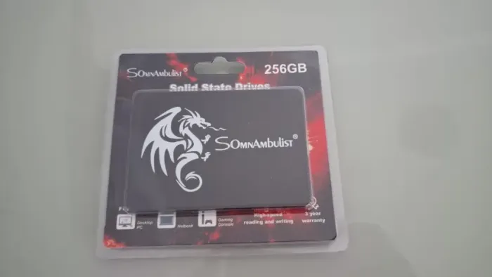SSD SOmnAmbulist 256GB - Novo