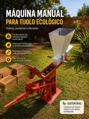 Máquina tijolo ecológico