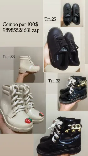 Sapatos infantil ( botas 
