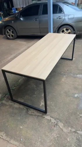 Mesa estilo industrial para escritório ou Home office 2,00 X 0,75m SEMI NOVA