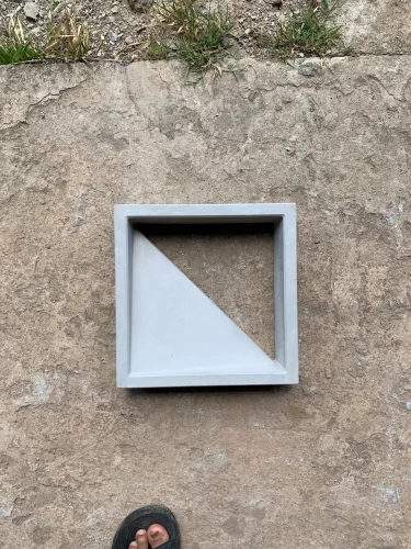 Bloco de concreto decorativo 30x30 Triangular