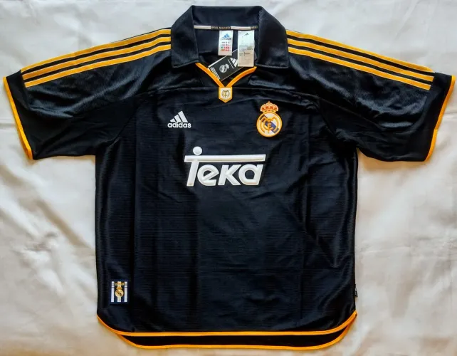 Camisa 2 Original Adidas Reedição Oficial Real Madrid 1999 / 2000 s/nº Tamanho M (veste G)