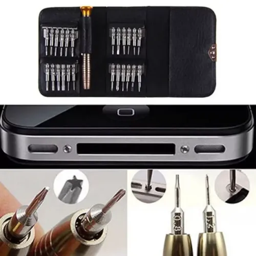 Ferramentas De Reparação Celular 25in1 Chave De Fenda KIT Arduino Automação COD-FR2 