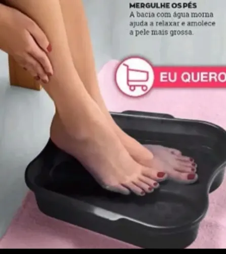 bacia p massagear os pés nova