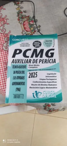 Apostila PCMG auxiliar de perícia 2026