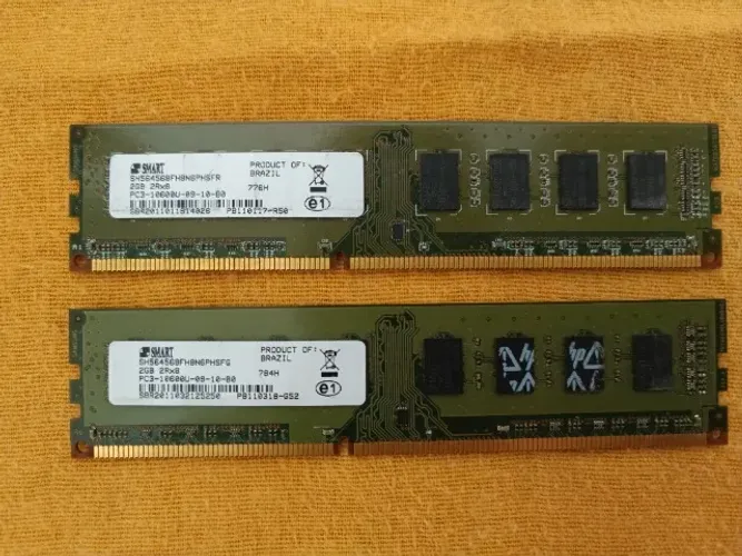 Kit memoria DDR3 4GB sendo 02 pentes de 2GB