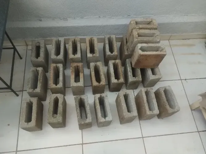 Doação de blocos de concreto 15x15cm 24 unidades