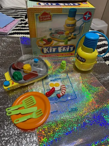 Brinquedo Vintage Kit Frit Anos 90 1 Azul