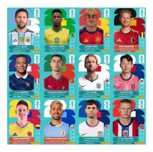 Figurinhas da copa 2026