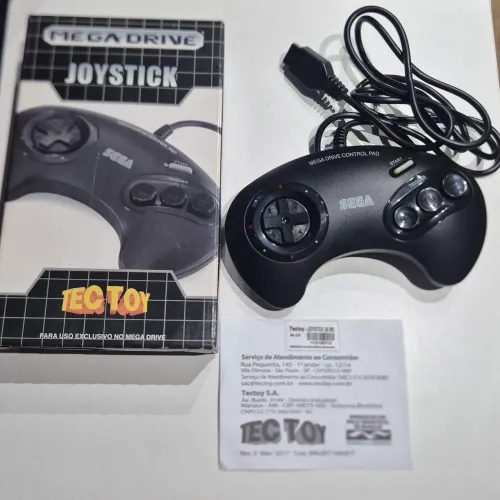 Controle Mega Drive Seminovo com caixa