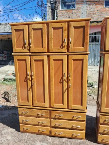 Guarda roupa de casal 4 portas novo sem espelhos frete grátis 