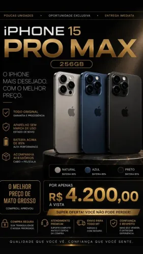 IPHONE 15 PRO MAX 256GB