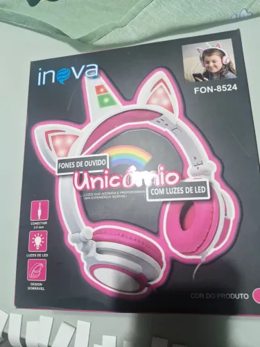 Fone de ouvido Unicórnio