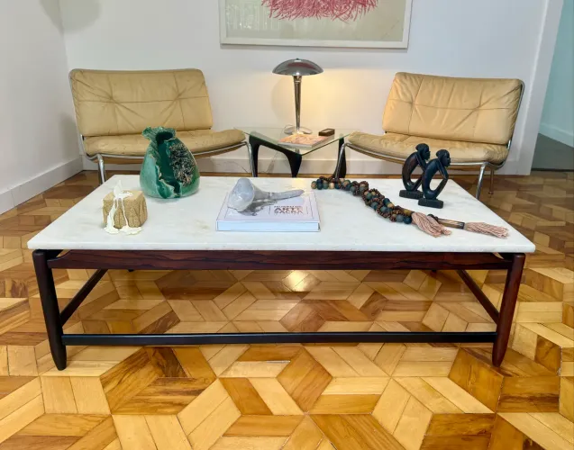 Mesa de centro Jorge Jabour em jacarandá