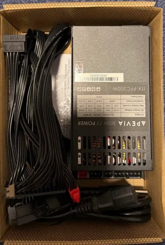 Fonte modular Itx 1u 500w apevia