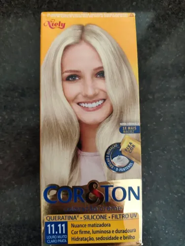 Cor &Ton Coloração Creme - Loiro Muito Claro Prata 11.11