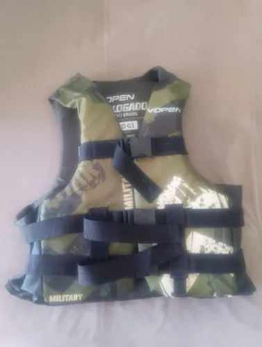 Colete Salva Vidas Vopen Nylon (Camuflado) Tam G1 HOMOLOGADO