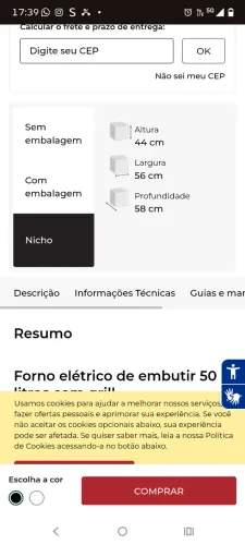 Forno elétrico Fisher