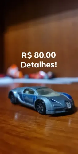 Hot Wheels Bulgatti Veyron - Main Line - 1:64 LOSSE COM DETALHES