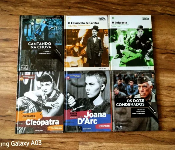 Lote com seis dvds [dvd + livro].