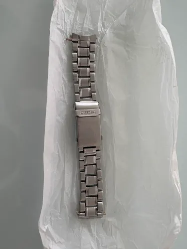 Pulseira Citizen 3740 aço série prata original com campanas  