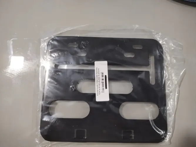 Suporte de placa, Mercosul de moto.