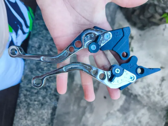 Manete cromada para lander
