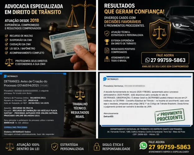 Assessoria Técnica: Recursos de Multas e Defesa de CNH