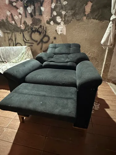 poltrona acolchoada