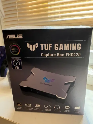 Placa de Captura Externa Portátil Asus TUF Gaming FHD120, 1080p, 120FPS