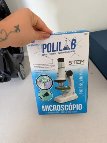 Microscópio infantil 