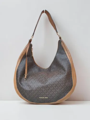 Bolsa Michael Kors monograma detalhe em couro legítimo
