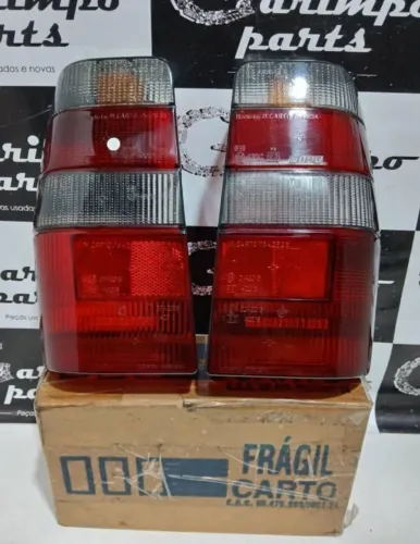 PAR LENTES TRASEIRAS FUMÊ FIAT ELBA 