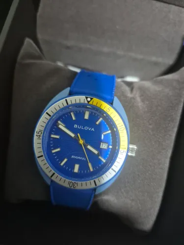 Bulova Snorkel Blue Tang NOVO