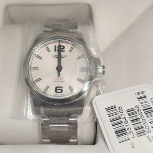 Relógio - Longines - Conquest - Quartz - 36 mm - Novo - Original