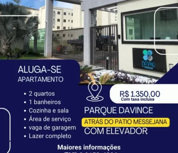 apartamento na Messejana para locação imediata