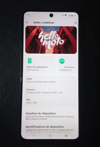 Celular Moto G54 5G 256GB