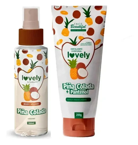 Body splash+esfoliante pina colada lovely