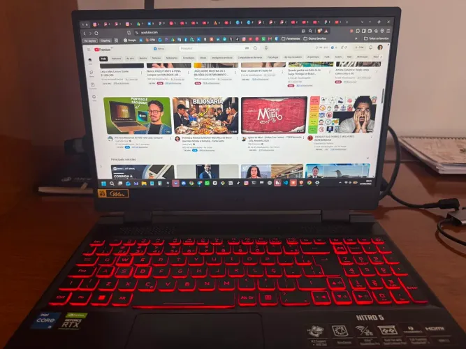 Notebook Gamer RTX i5 - 12450H - 16GB RAM
